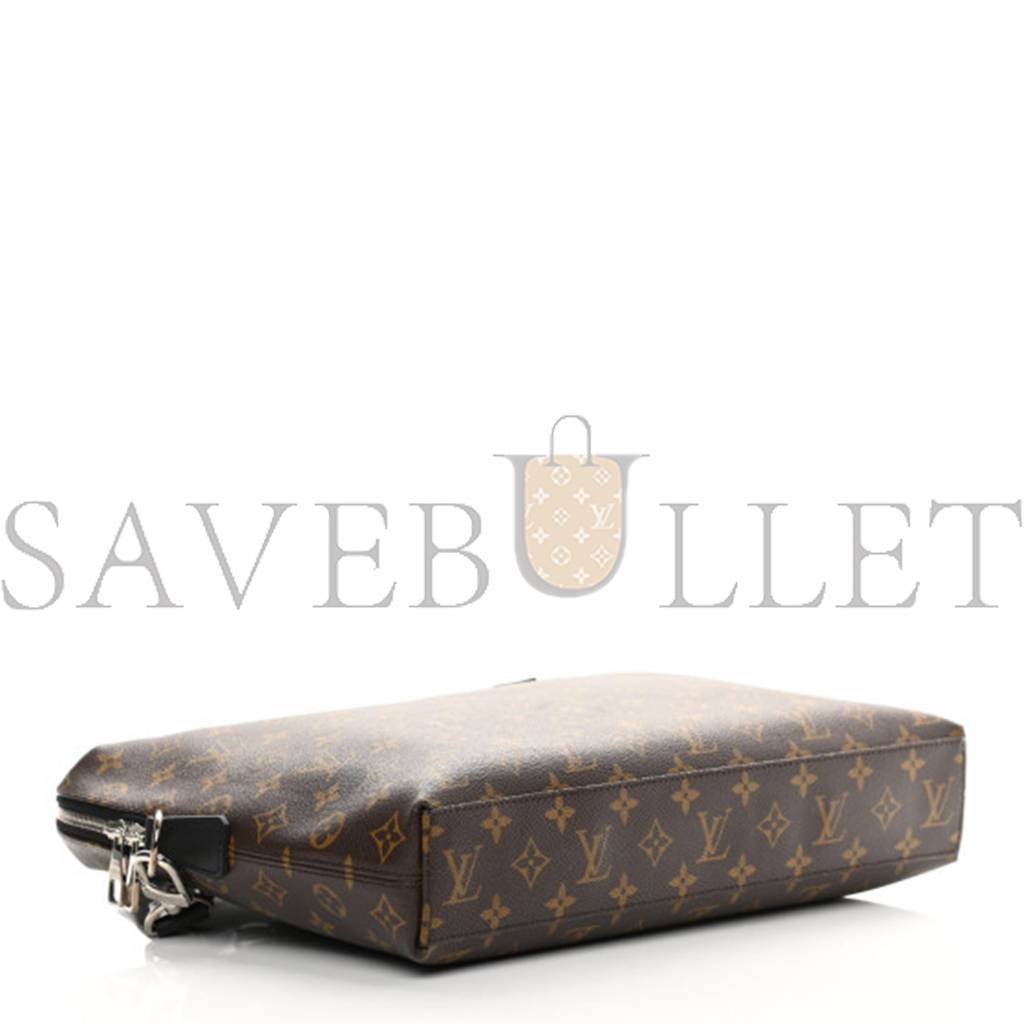 LOUIS VUITTON MASTER MONOGRAM MACASSAR PORTE-DOCUMENTS JOUR M40868 (37*28*6cm)